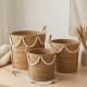 Straw Basket Set 3 Pcs